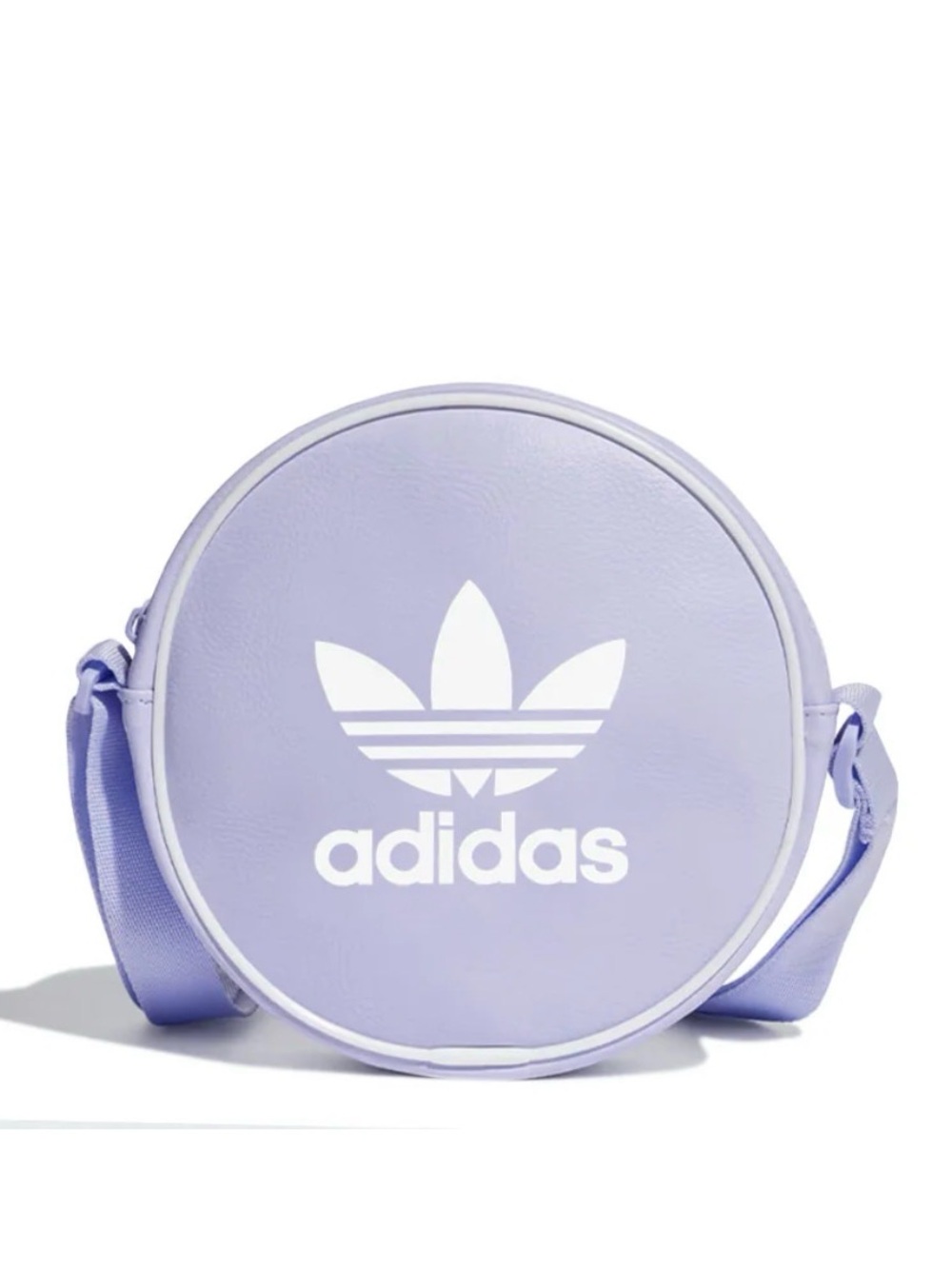 adidas Lavender Trefoil Round Crossbody Bag 1031999